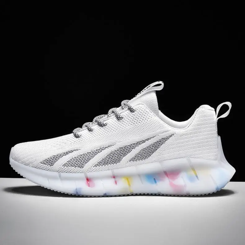 

New design light breathable custom men sports shoes mens sneakers, Optional