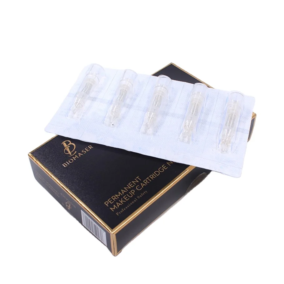 

Biomaser Disposable Permanent Makeup Cartridge Needle Wholesale Tattoo Needle 0.1kg/box CE Certificate 1 Box 316 Stainless Steel