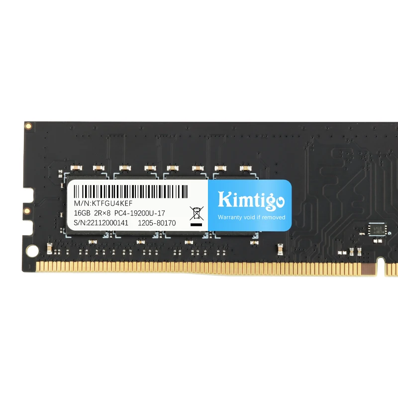 

Kimtigo Wholesale Price 8GB 2666mHz 16GB DDR4 Ram 3200mHz for Desktop Computer parts, Black