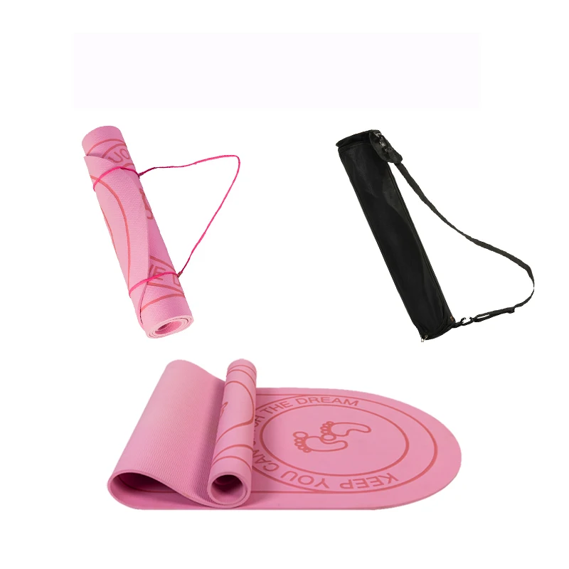 

Fitness Exercise Eco Friendly Extra Large Thick Skip Round 165cm Shock Absorbing Sound-proof Yoga Skip Skipping Jump Rope Mat, Pink or customized