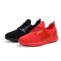 

Stylish high quality comfortable red / black ladies casual shoes cheaper hot
