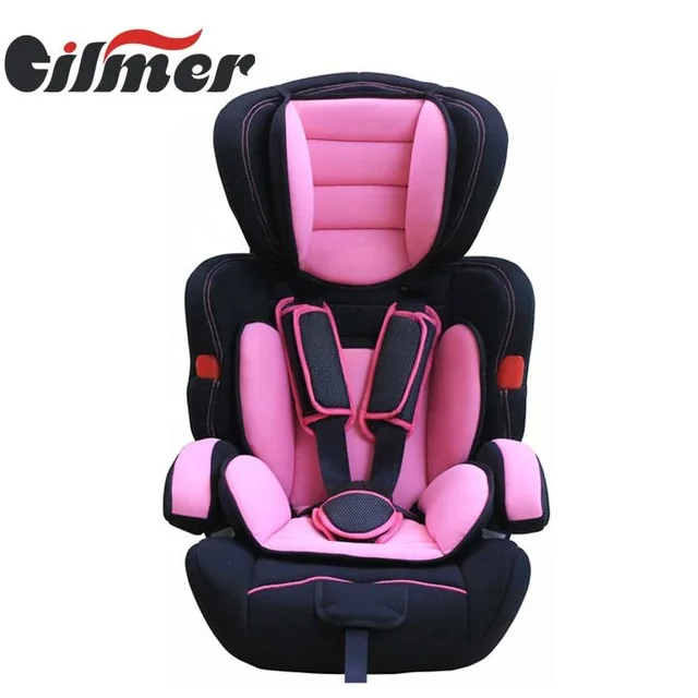 pink isofix car seat