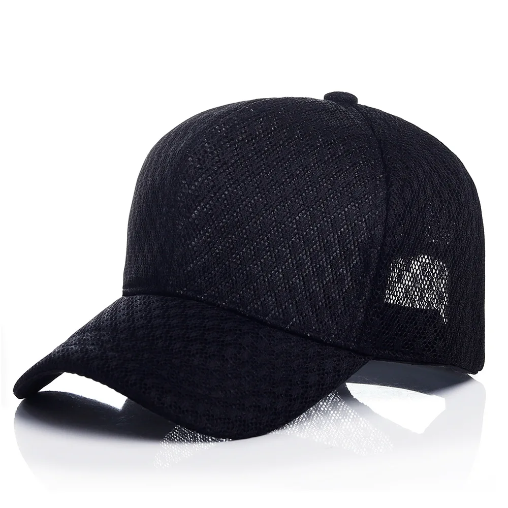 

Adjustable Plain Baseball Cap Running Breathable Mesh Hat Custom Sport Material Fabric Sport Cap Hat