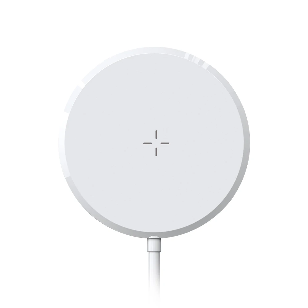 

Magnetic Wireless Charger Portable Qi certified 15W Magnetic fast 15W wireless charger pad for Apple iphone 11 12 samsung, Black white