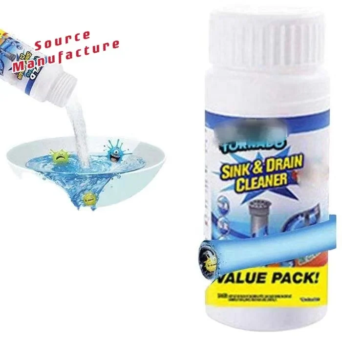 

Drain Cleaning Tool Bubble Bomb Drain Cleaner, White blue
