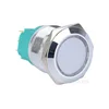 22mm waterproof self-locking or momentary contact push button switch with blue led