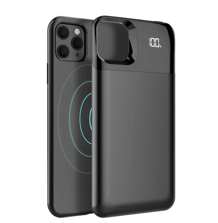 

DP hot selling slim backup digital wireless battery case 5000/5500mah for iphone 11 Pro Max