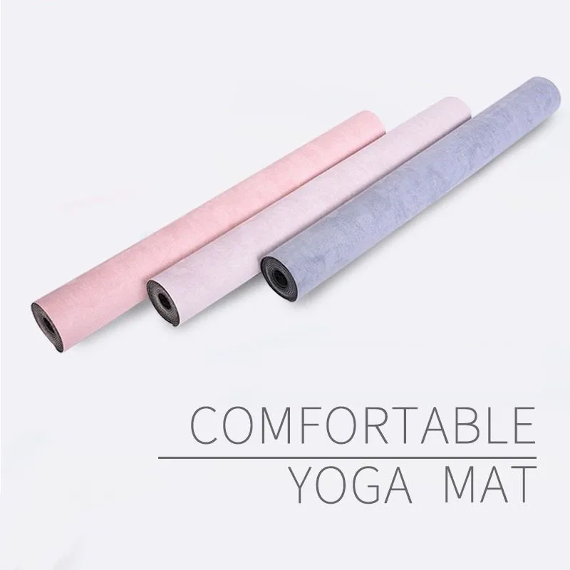 

Suede Yoga Mat 183*68cm Sweat-absorbent Non-slip Ultra-thin Pilates Fitness Foldable Girls Outdoor Travel Light Portable Blanket