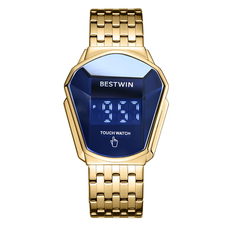 

Bestwin Brand Mens Locomotive Wrist Watches High Quality Touch Screen LED Digital Bracelet Watches Reloj Hombre
