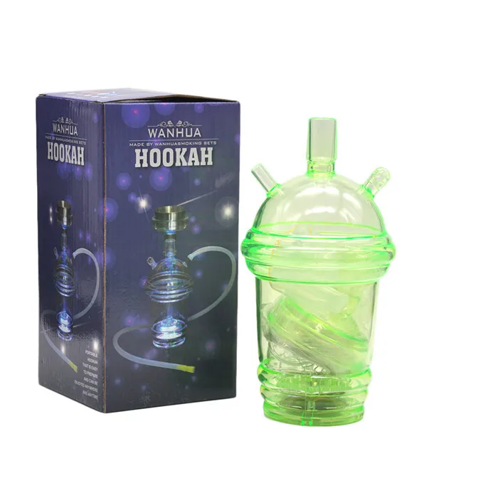 New design wholesale cheap mini Acrylic shisha hookah plastic cup, hookah shisha