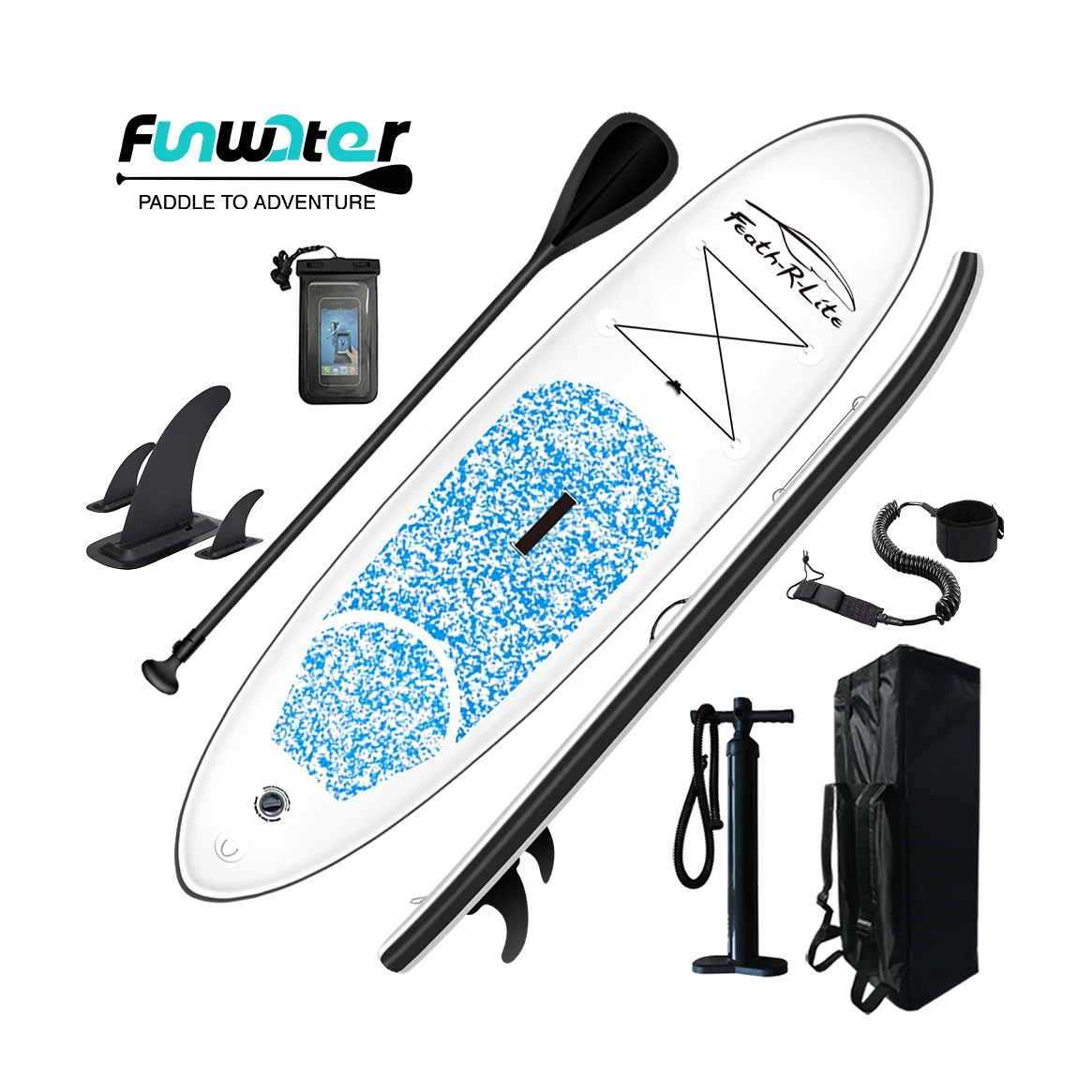 

FUNWATER SUP Drop shipping sup paddle board inflatable surfboard folding paddle board surf accessories for unisex