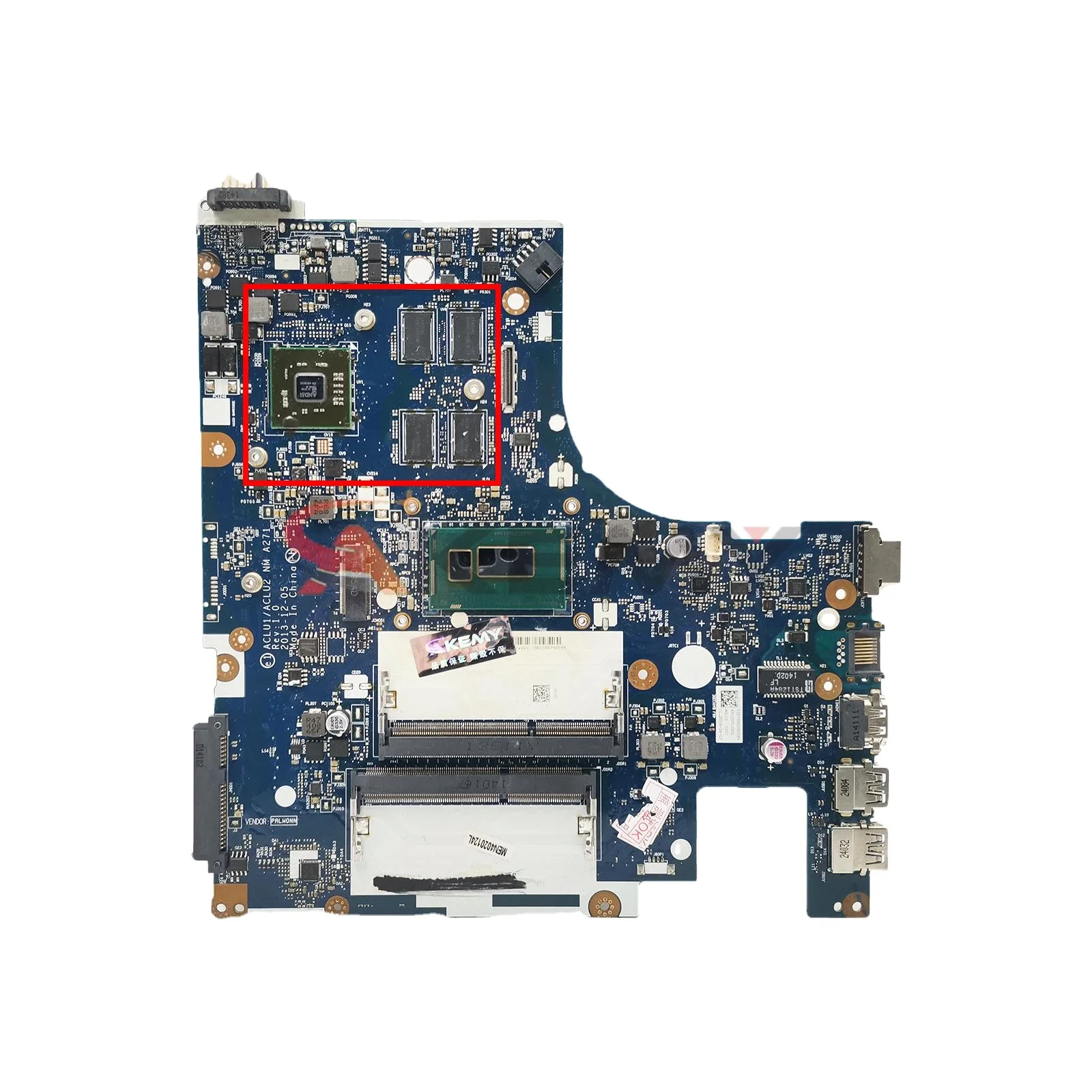 

NM-A271/NM-A361 Motherboard.For Lenovo G50-70 Z50-70 G50-80 Notebook Motherboard.CPU I3 I5 I7 DDR3 100% test work OK