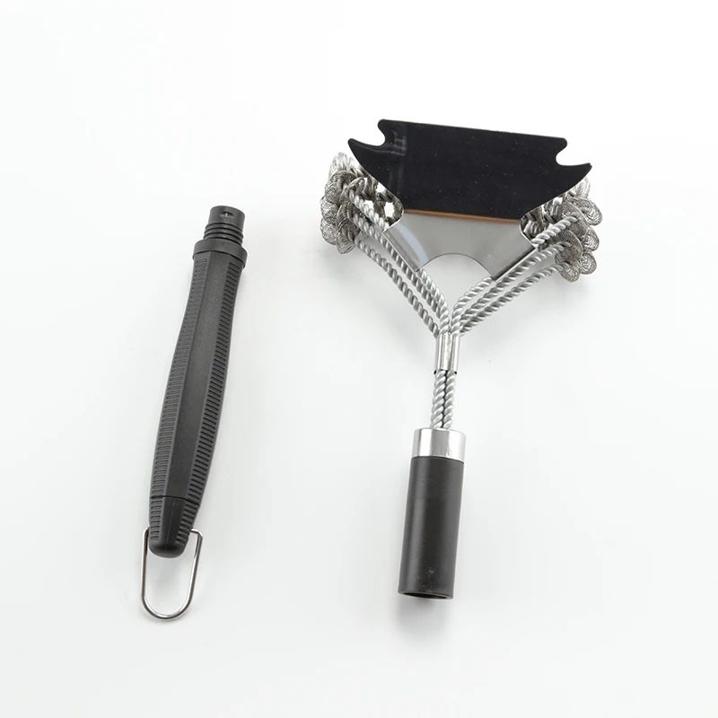 

16 Inch Detachable BBQ Cleaner Brush With Handle Heavy Duty Grill Brush