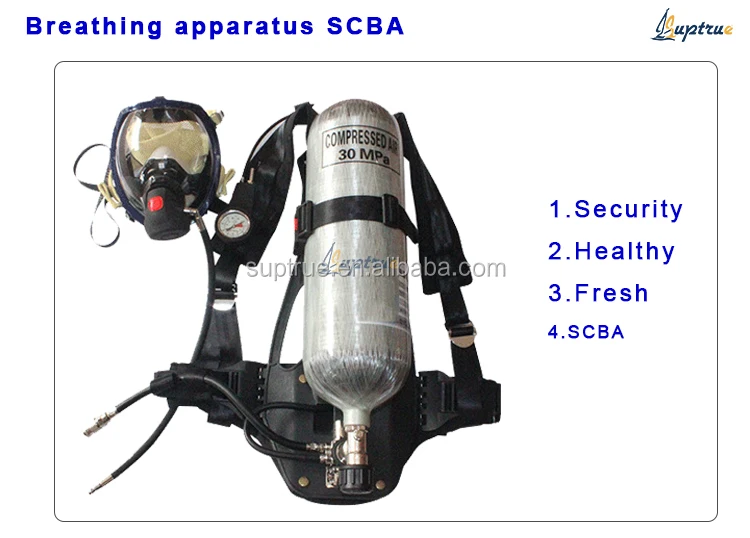 Scba Open-circuit Positive Pressure Breathing Apparatus With Fire ...