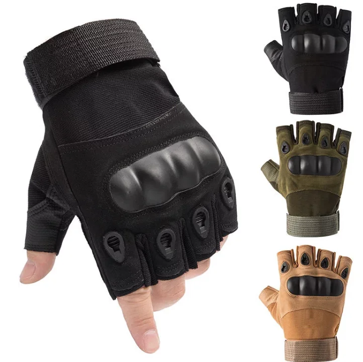 

Huanwei Army Tactical Policeman Outdoor Sports Fingerless Shooting Gloves