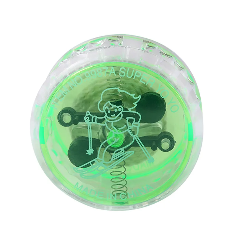 

Wholesale Fashionable Custom Logo luminous light glow in dark YOYO ball kids toys YO-YO toy