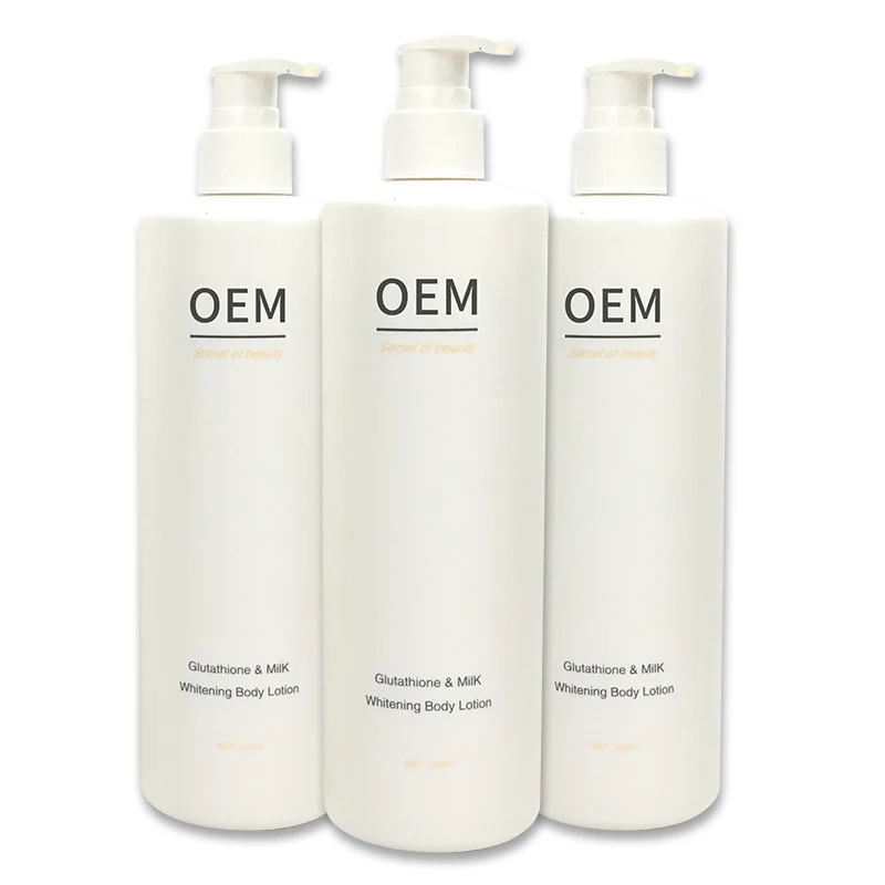 

OEM Skin Whitening Cream and Milk Whitening Body Lotion