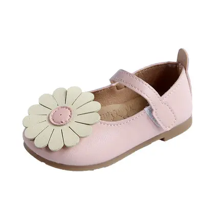 

Floral Design Rubber Sole Baby Girls Walking Casual Dress Shoes Dance Pumps