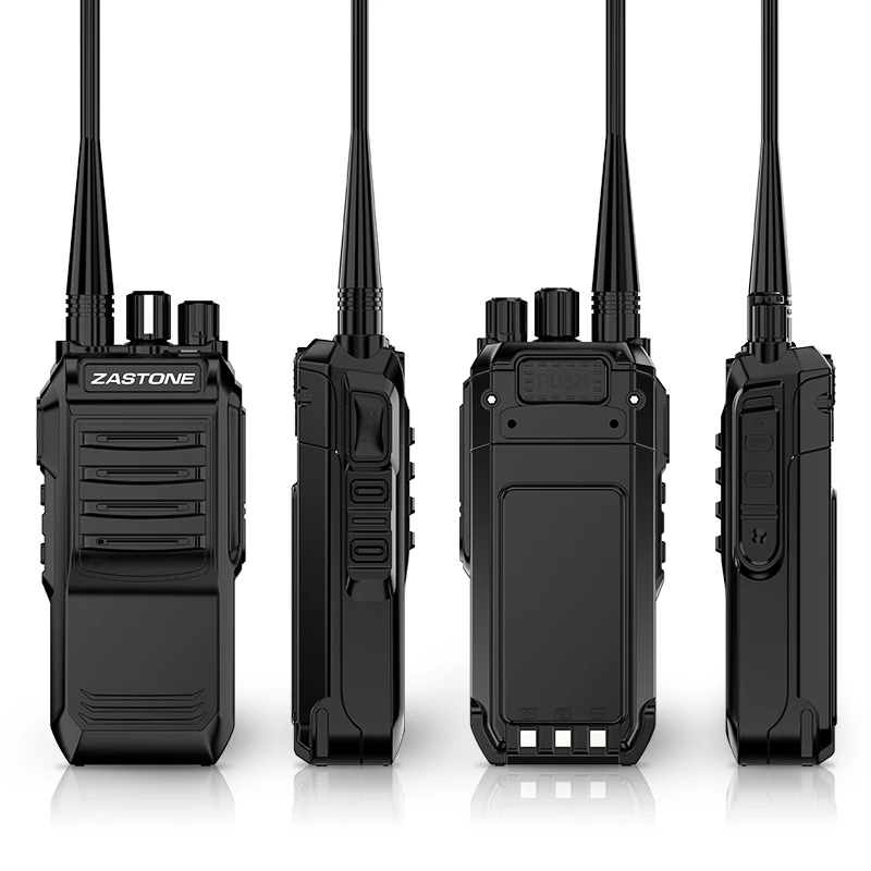 

The Cheapest 6W walkie talkie ZASTONE T3000 16 Channels 2-6km communication long distance 2-way radio, Black