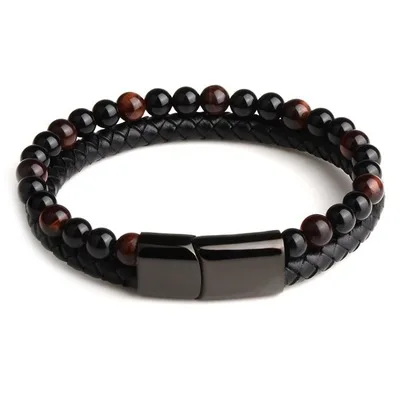 

Fashion romantic beads charms bracelet for woman stainless steel adjustable slider link bracelet