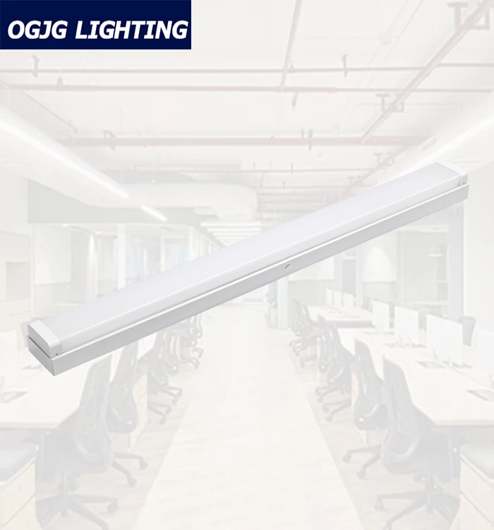 20W 40W 60W 80W 18w 2ft 4ft 5ft 120cm 1.2m suspended dimmable hanging tube office t5 led linear lighting fitting with sensor