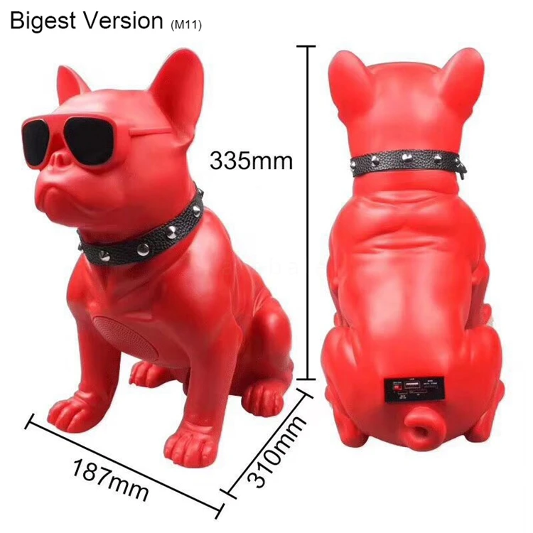 New product portable wireless Bulldog speaker Bluetooth outdoor computer mobile phone subwoofer Bluetooth audio - ANKUX.COM