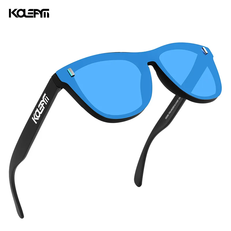 

Kdeam 2021 New Mirror One-Piece Polarized Sunglasses Men Women Fashion Classic Retro design your own sung Custom Logo Kd260, Picture colors