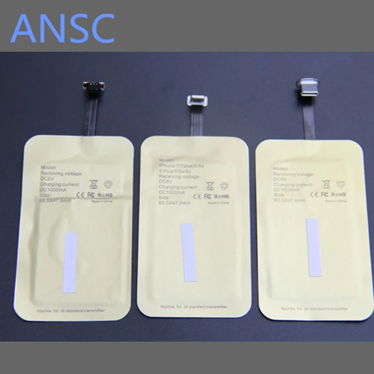 

Universal qi wireless charger receiver charging adapter receiver pad coil chip for android phone