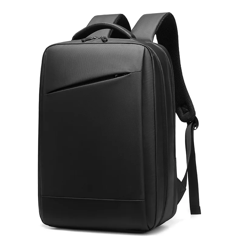 

Factory Direct Pure black backpack Large Capacity backpack Business backpack, Customizable