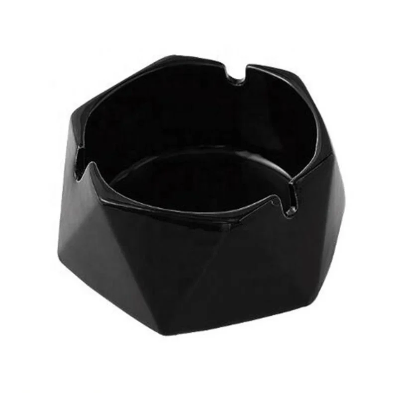 

New Ceramic Household Creative Simple Fashionable Ashtray, Black/blue/green