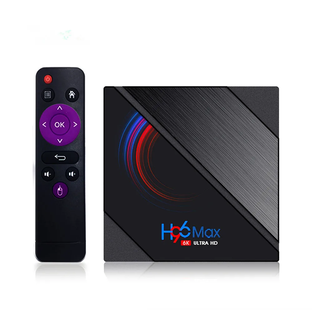 

2020 Newest H96 Max H616 Allwinner H616 Quad Core Android Tv Box 10.0 6k 4gb Ram 32gb Rom with 2.4G/5G WIFI