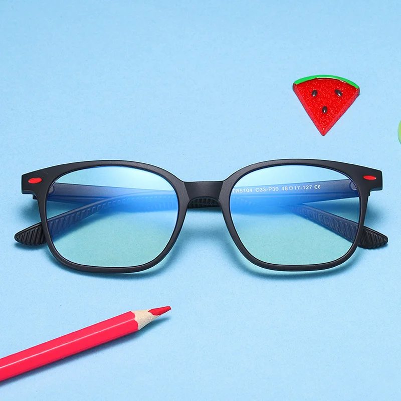 

kids glasses 2021 men and women fashion high quality tr frame anti blue computer glasses