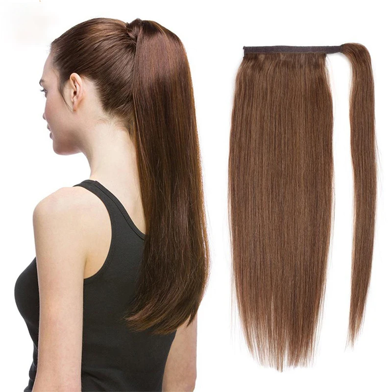 

Top Quality Black Uk Human Ponytail Drawstring Hair Ponytails With Factory Prices