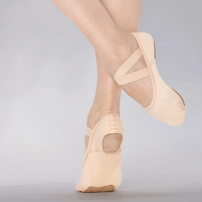 High Stretch Ballet Slippers Professional Women's Ballet Moccasins Lightweight Soft Dance Shoes for Girls