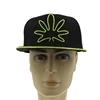 Unisex 1.5V Bright Neon Night Lamp EL Wire Cold Light Glowing Punk Rock Cap Led for Rave or Party