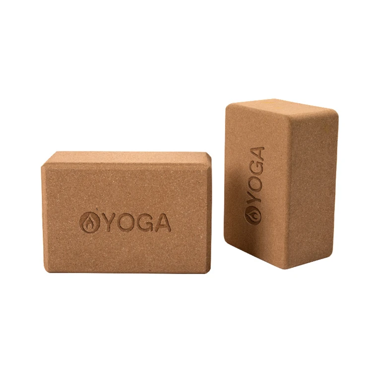 

Oyoga Hot Custom Logo Cork Pilates Brick Yoga Block, Cork color