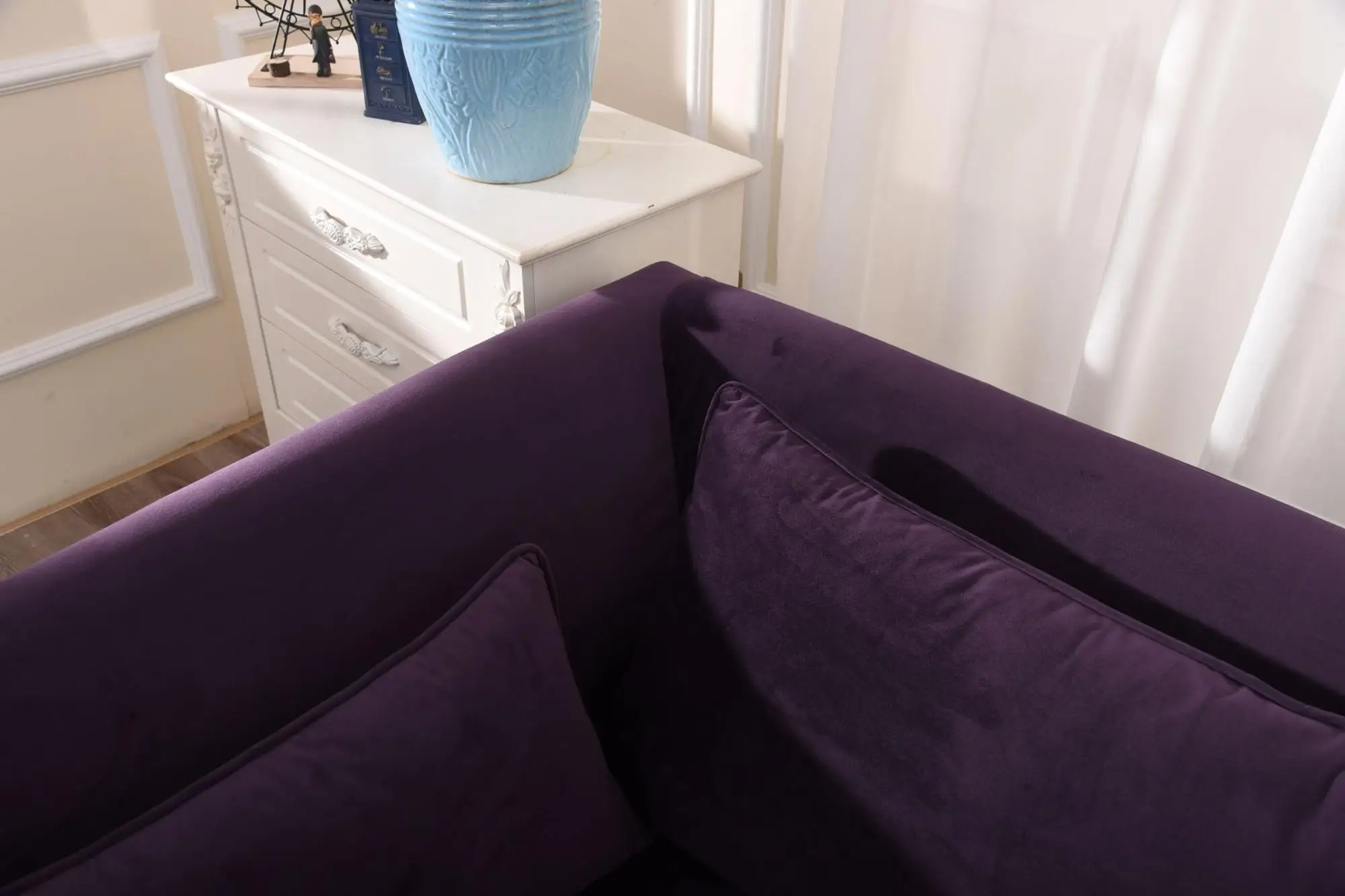 
Home2020 design Purple 3 seater sofa couch Furniture modern MF 1877 