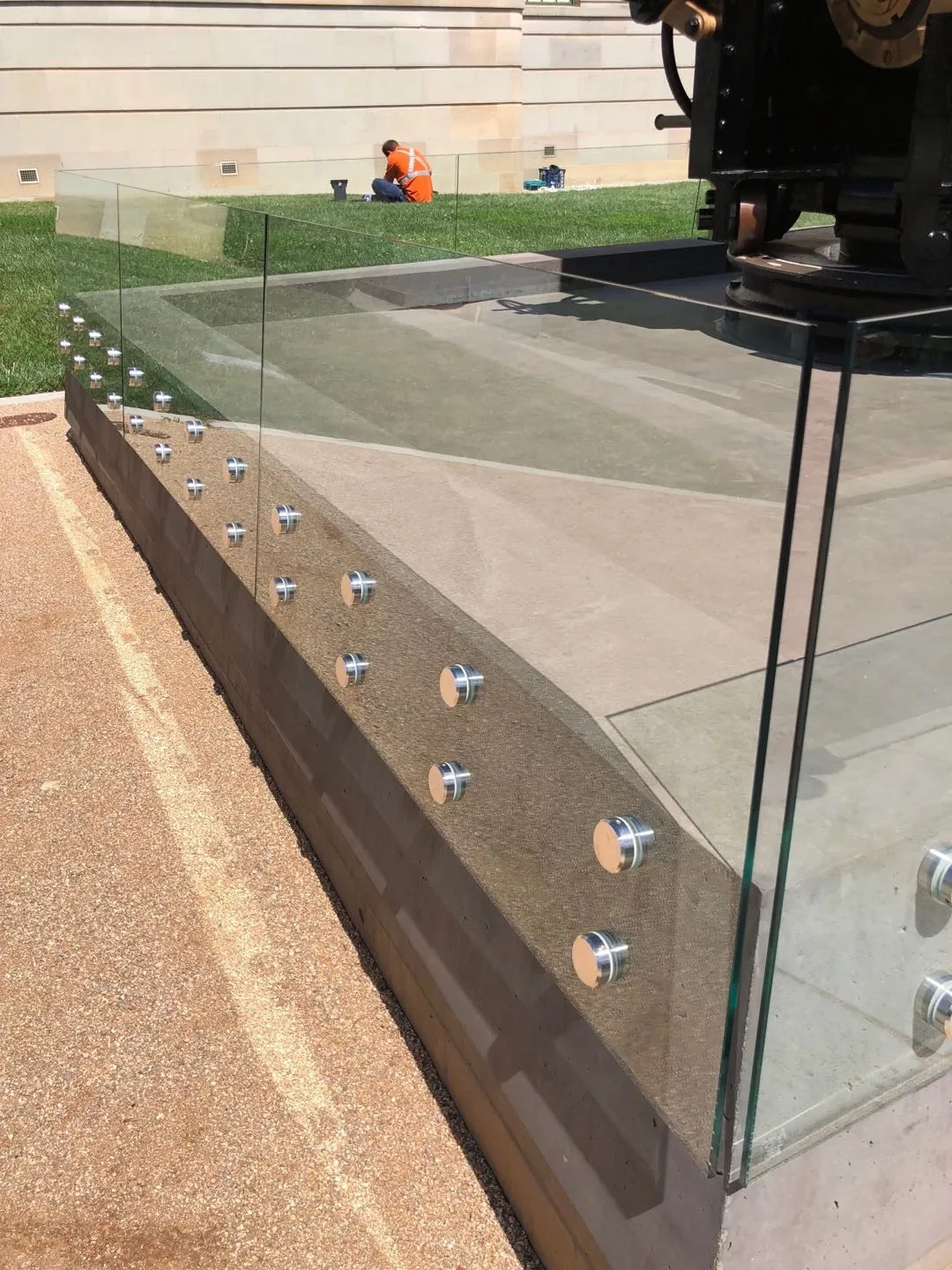 Yl Wood Mounted Polish Glass Standoff Glass Rail Standoff Fitting