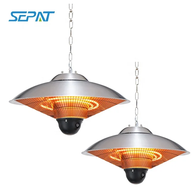 

SEPAT 2500W electric patio heater outdoor indoor small umbrella garden heater