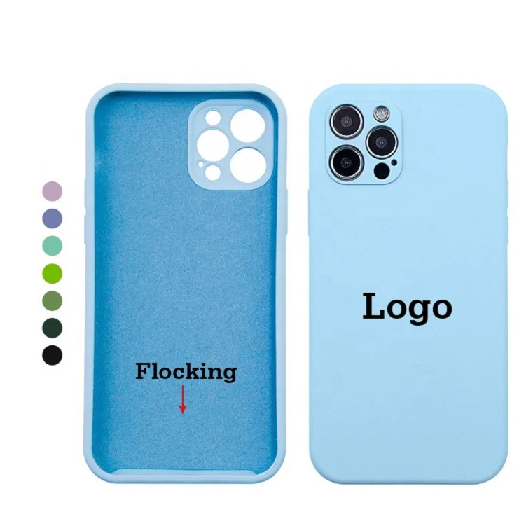 

phone case custom logo Silicone sublimation luxury packing For iPhone 13 pro max Wholesale Mobile cell Phones Case, Multiple colors