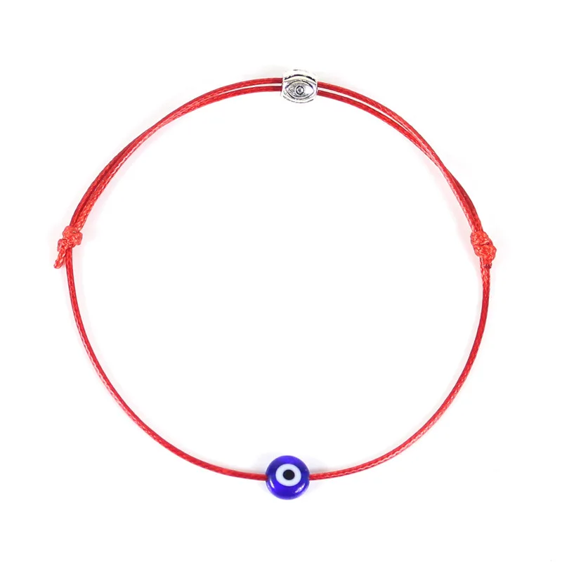 

2022 Hotsale Jewelry Turkish Lucky Evil Eyes Bracelets Handmade Braided Rope Lucky Red Bracelet For Women