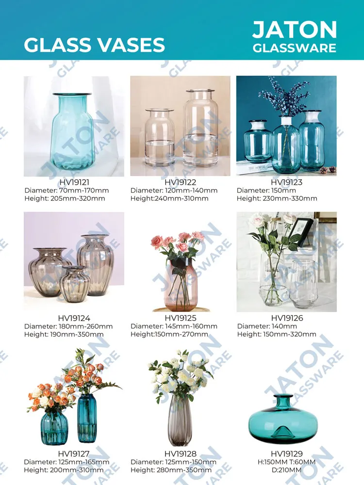 glass white tall centrepiece vase