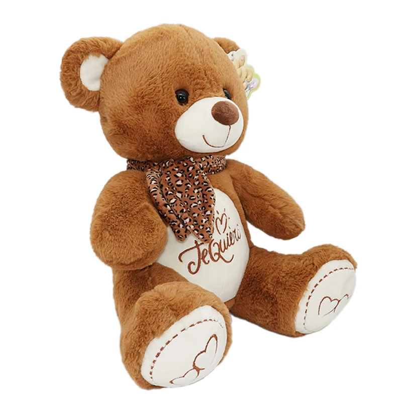 Light brown or brown cute stuffed animal plush teddy bears