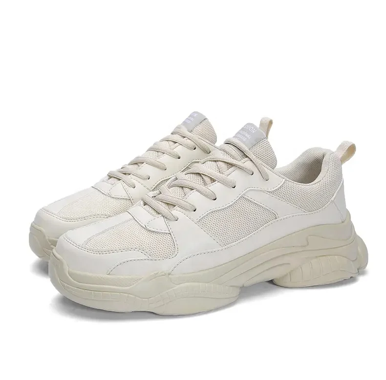 

Summer outdoor sports shoes fashion mesh casual sports shoes solid color men's sports shoes, 3 colors