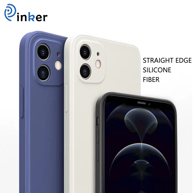 

2021 New model Liquid Silicone Rubber Blank Sublimation Phone Case For Apple I Phone 7 to 12 Pro max, Black