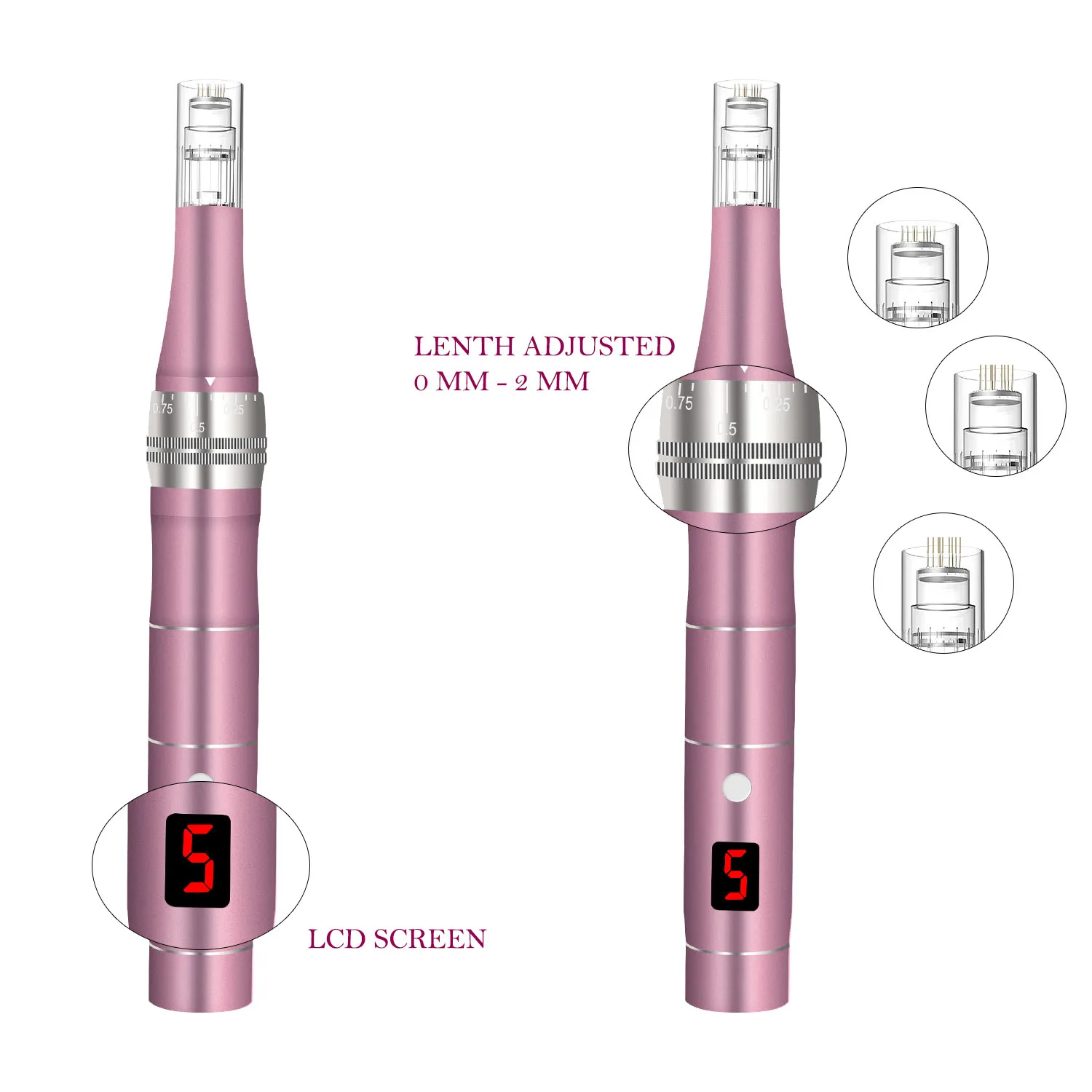 Microneedling nano electric vibrating microneedle derma pen