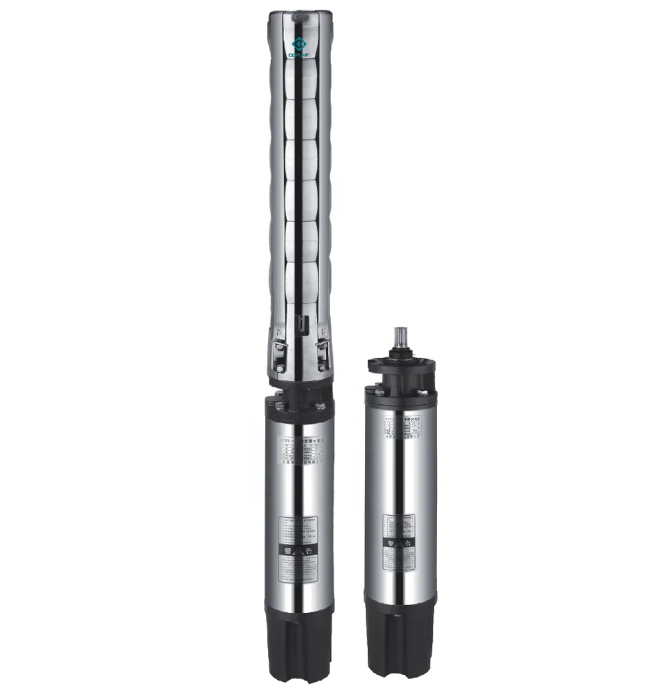 

QQPUMP 6SP30-3 4 Hp Bore Well Submersible Pump High Pressure Vertical Multistage Pump