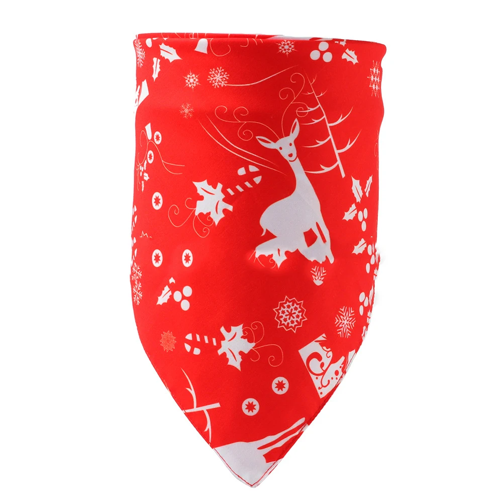 

Multi Customize Collar Bandanas Pet Scarves Christmas Triangle Dogs Cats Saliva Towel