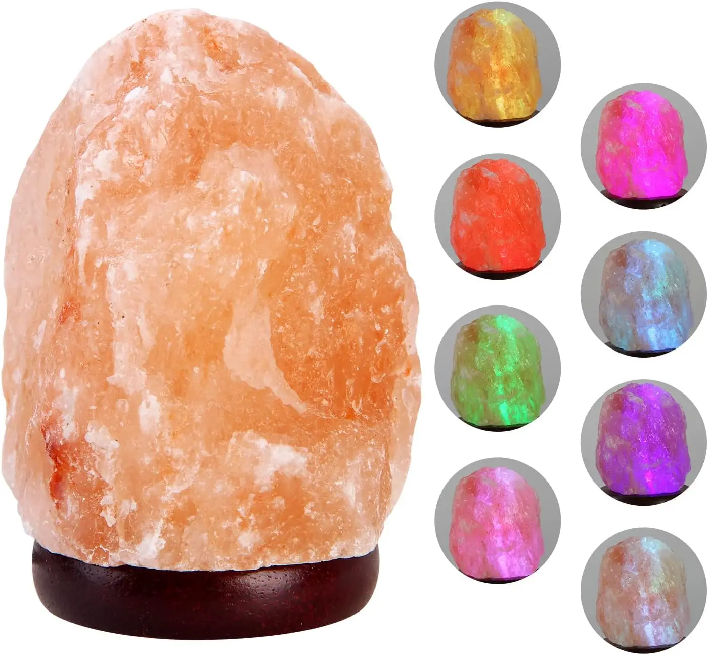 

Hot Popular Usb Salt Lamp Himalayan Natural Crystal Salt Stone Enhancement to Your Mood Home Decoration