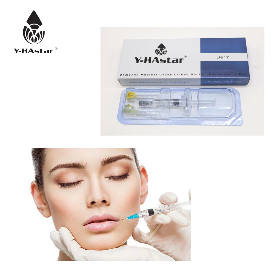

2ml long lasting dermal filler hyaluronic acid gel injections for lips